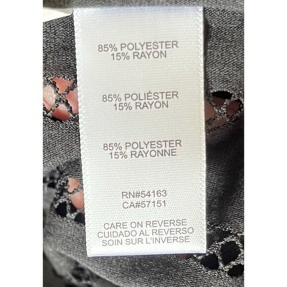 Calvin Klein Black Striped Maxi Caftan Cover-up One Size NWT - Picture 5 of 5